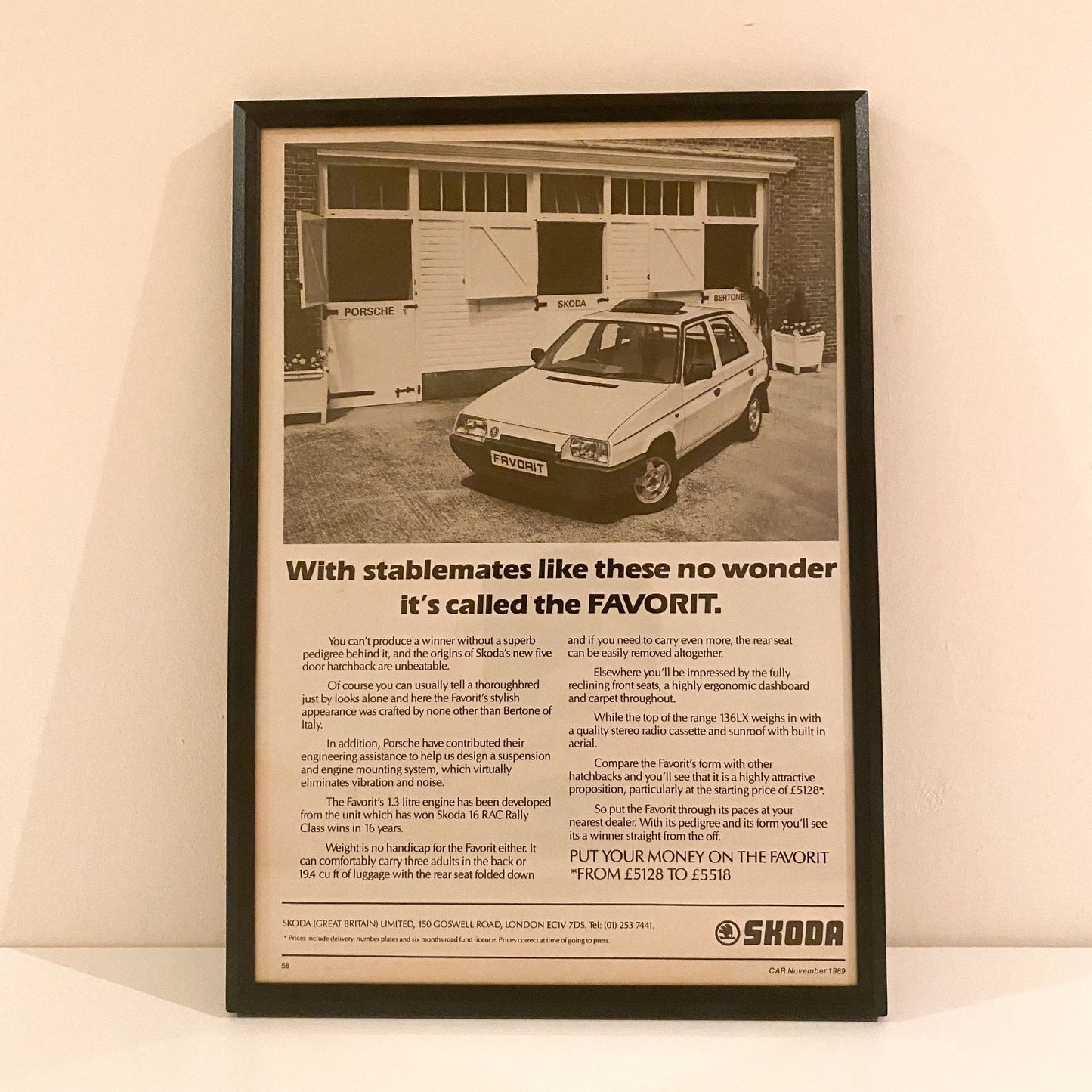 Original 80s Skoda Advert