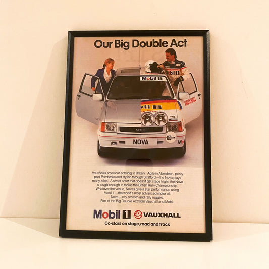 Original 90s Vauxhall x Mobil1 Advert