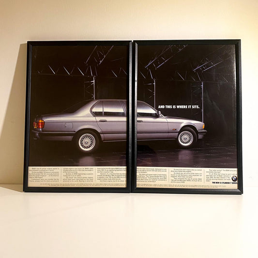 Original 90s BMW 7 series Advert