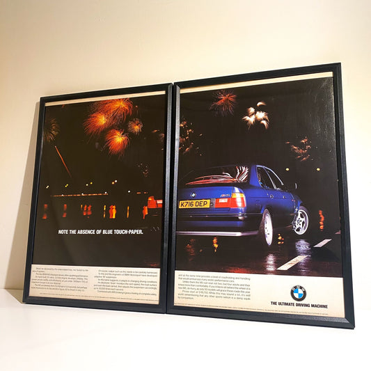 Rare Original 90s BMW M5 E34 Advert